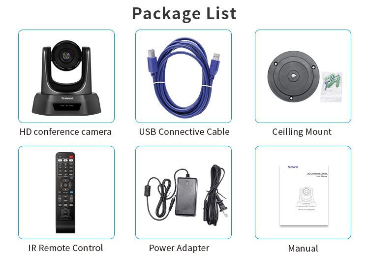 2.38 MP PTZ Video Conference Camera