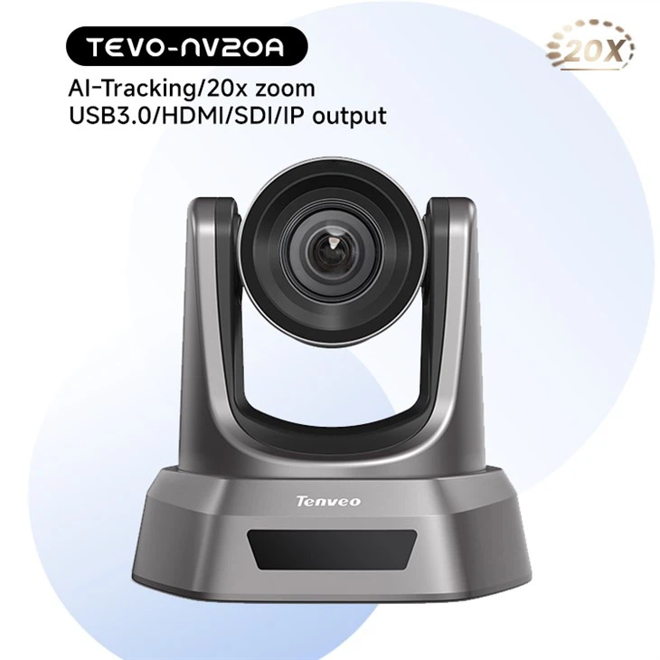 Câmera de videoconferência com zoom de 20X