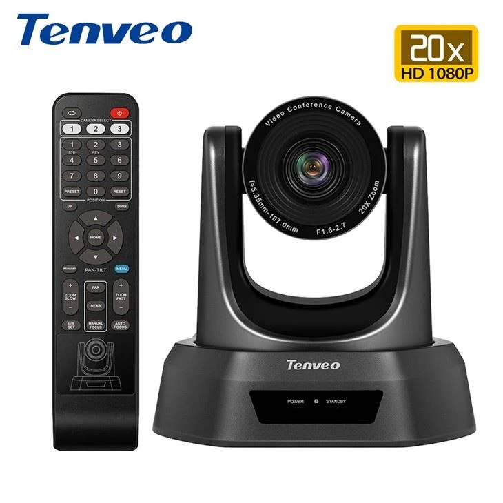 Câmera e microfone para videoconferência